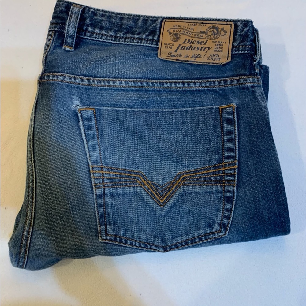 Men’s Diesel Zatiny Boot Cut Jeans (button fly)